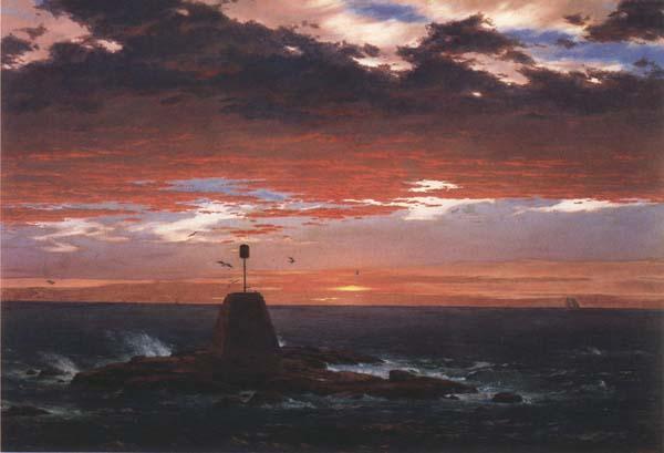 Frederic E.Church Beacon,off Mount  Desert Island